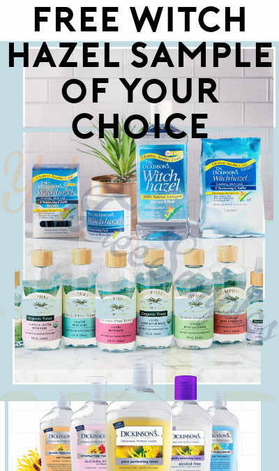 FREE Witch Hazel Skincare & Cleansing Samples