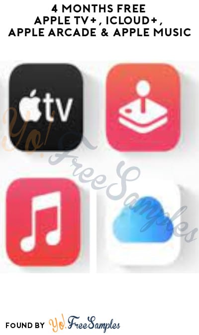4 Months FREE Apple TV+, iCloud+, Apple Arcade & Apple Music (Target App/ Account Required)