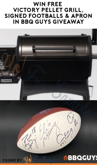 Win FREE Victory Pellet Grill, Signed Footballs & Aprons in BBQ Guys Giveaway