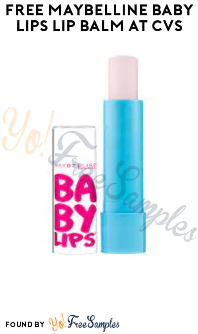 FREE Maybelline Baby Lips Lip Balm at CVS (App/ Coupon Required)