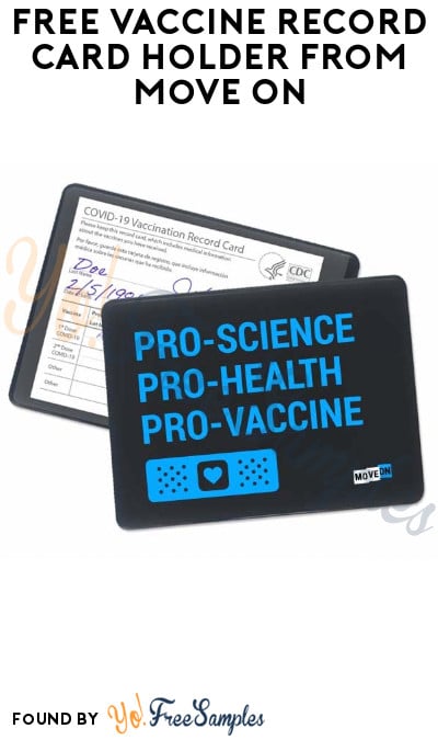 FREE Vaccine Record Card Holder from Move On