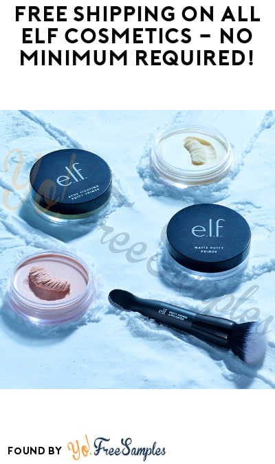 FREE Shipping on All Elf Cosmetics – No Minimum Required!