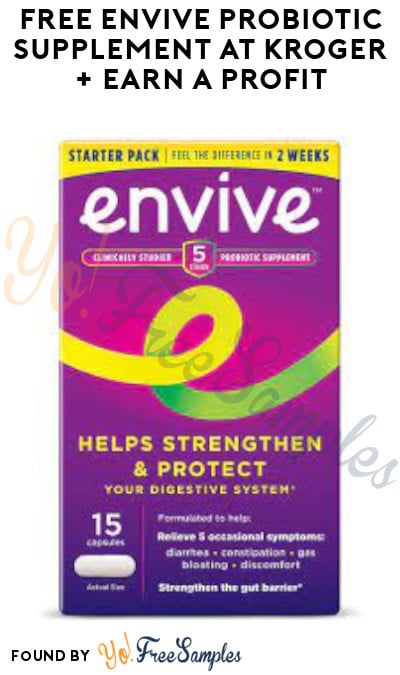 FREE Envive Probiotic Supplement at Kroger + Earn A Profit (Account/ Coupon & Ibotta Required)