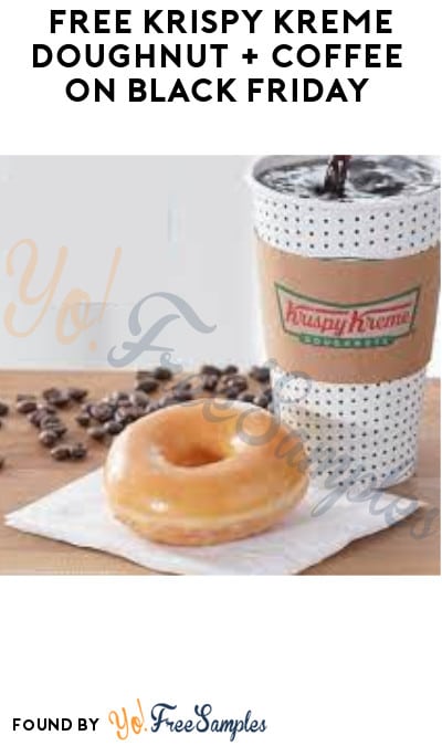 FREE Krispy Kreme Doughnut + Coffee on Black Friday
