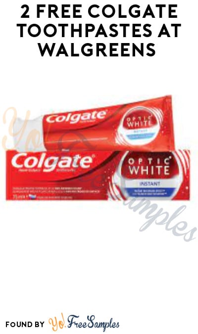 2 FREE Colgate Toothpastes at Walgreens (Rewards/ Coupon Required)