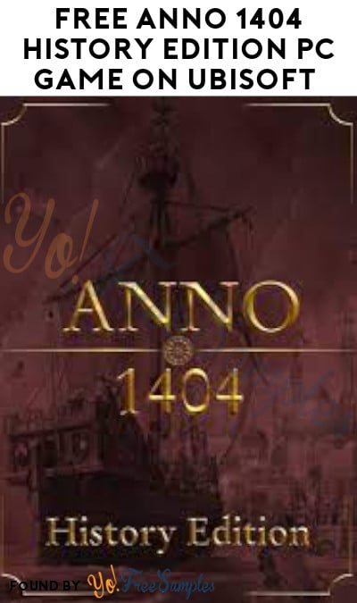 FREE Anno 1404 History Edition PC Game on Ubisoft (Account Required)
