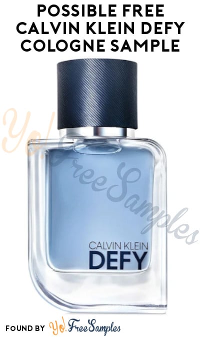 Possible FREE Calvin Klein Defy Cologne Sample (Facebook/ Instagram Required)