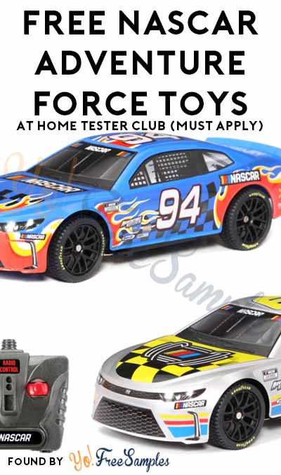 FREE NASCAR Adventure Force Toys At Home Tester Club (Must Apply)