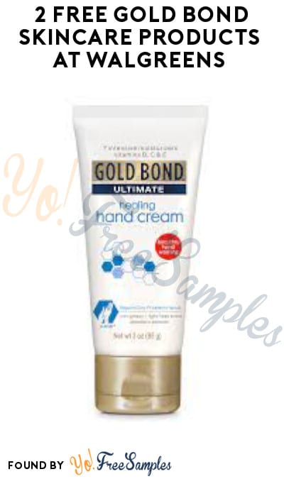 2 FREE Gold Bond Skincare Products at Walgreens (Account/ Coupon Required)