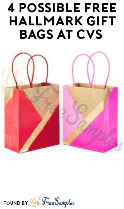 4 Possible FREE Hallmark Gift Bags at CVS (Coupon/ App Required)