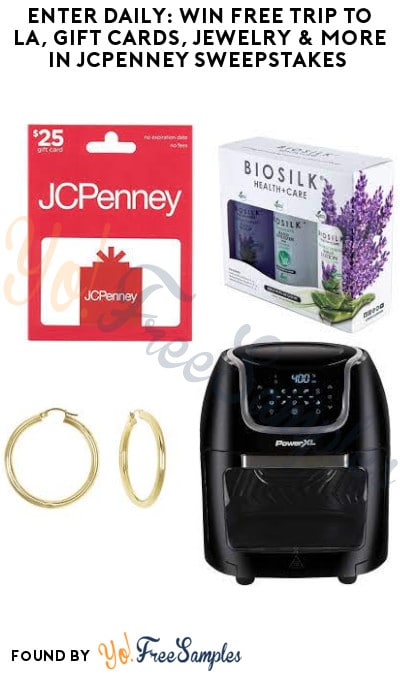 Enter Daily: Win FREE Trip to LA, Gift Cards, Jewelry & More in JCPenney Sweepstakes