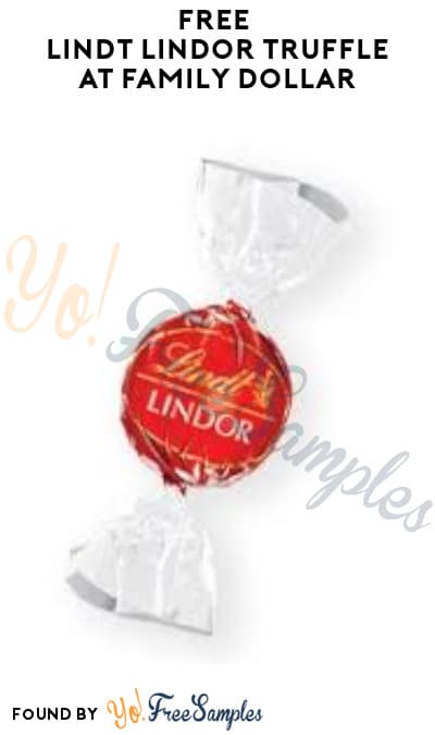FREE Lindt Lindor Truffle at Family Dollar (Ibotta Required)