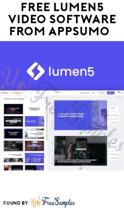 FREE Lumen5 Video Software from Appsumo