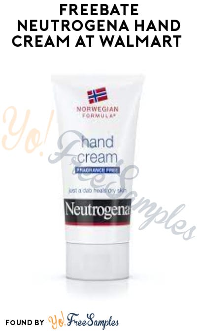 FREEBATE Neutrogena Hand Cream at Walmart (Ibotta Required)