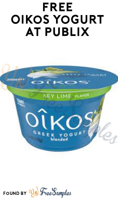 FREE Oikos Yogurt at Publix (Account/ Coupon Required)