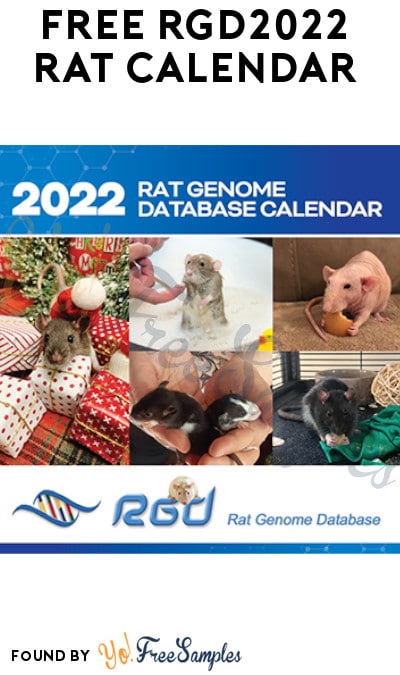 FREE RGD 2022 Rat Calendar (Email Required)