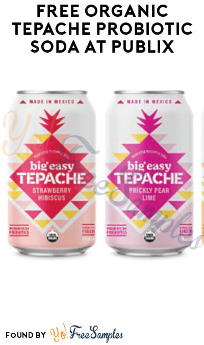 FREE Organic Tepache Probiotic Soda at Publix (Account/ Coupon Required)