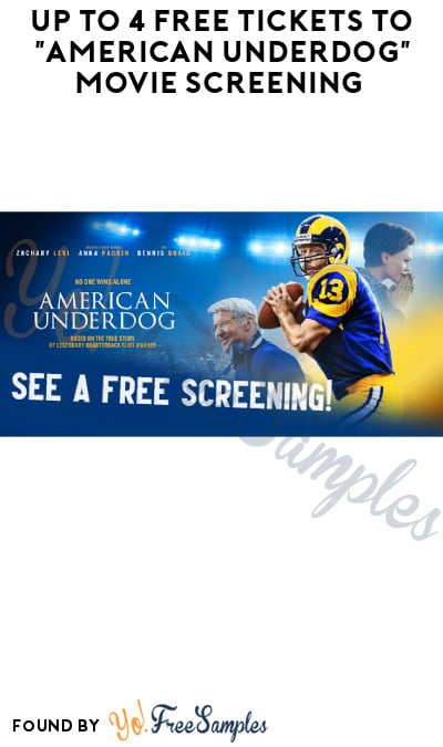FREE Tickets to American Underdog Movie Screening (Select Cities)