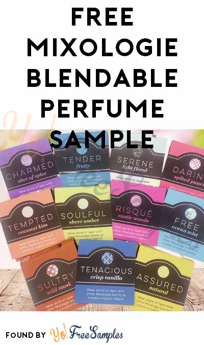 FREE Mixologie Blendable Perfume Sample