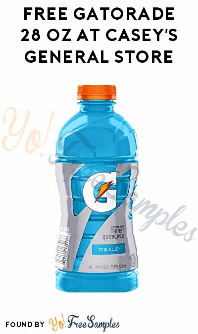 FREE Gatorade 28 oz At Casey’s General Store (Select Areas / Mobile App Required)