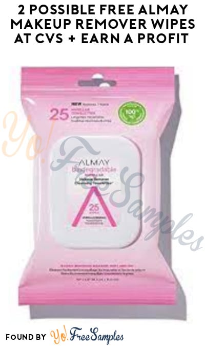 2 Possible FREE Almay Makeup Remover Wipes at CVS + Earn A profit (Coupons & Ibotta Required)