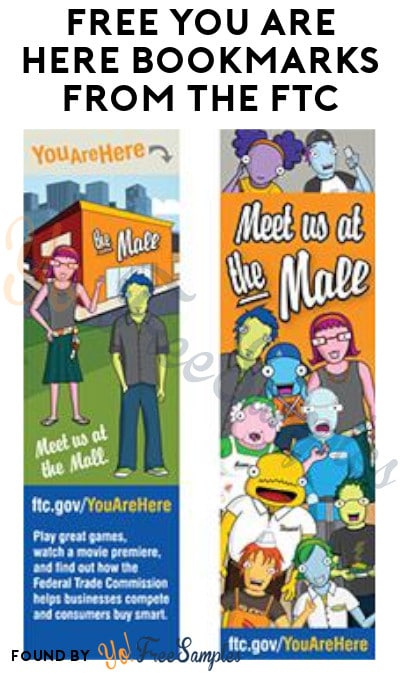 FREE You Are Here Bookmarks from The FTC