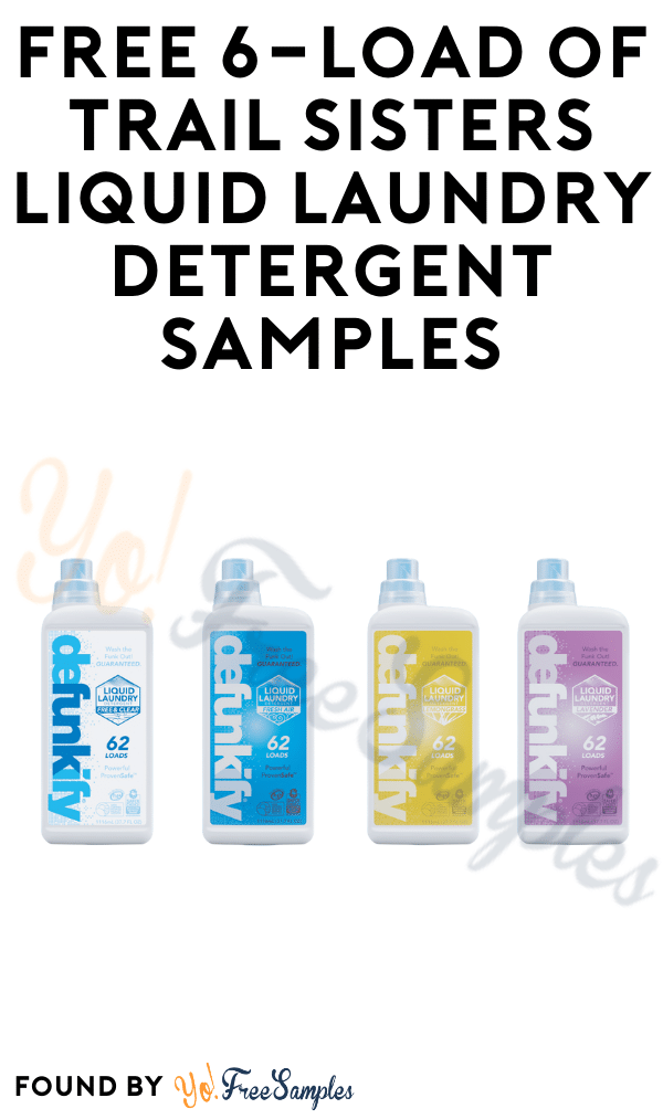 FREE 6-Load of Trail Sisters Liquid Laundry Detergent Samples