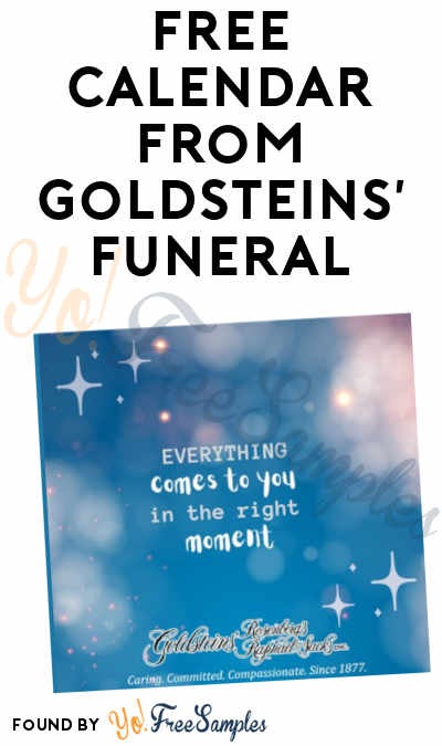 FREE 2024 Calendar from Goldsteins’ Funeral