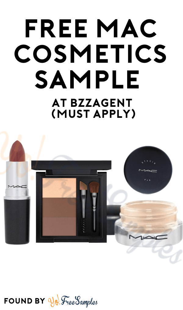 FREE Mac Cosmetics Sample At BzzAgent (Must Apply)