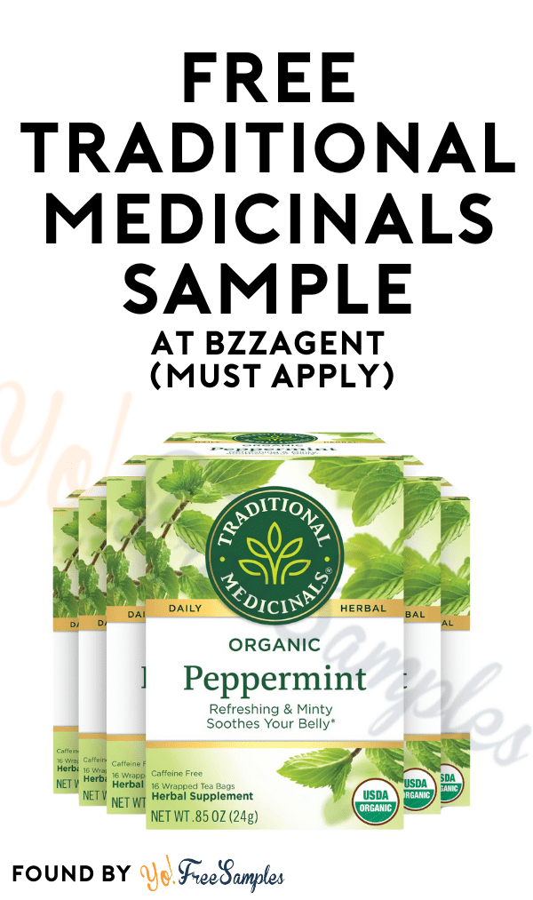 FREE Traditional Medicinals Sample At BzzAgent (Must Apply)