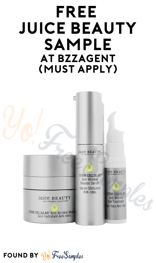 FREE Juice Beauty Sample At BzzAgent (Must Apply)