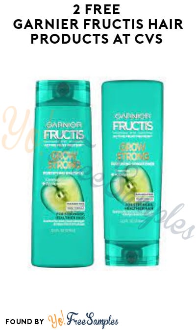2 FREE Garnier Fructis Hair Products at CVS (Account & Coupons Required)