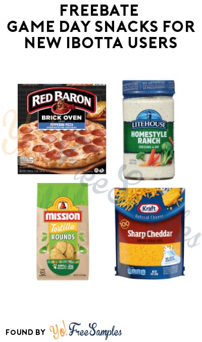 FREEBATE Game Day Snacks for New Ibotta Users