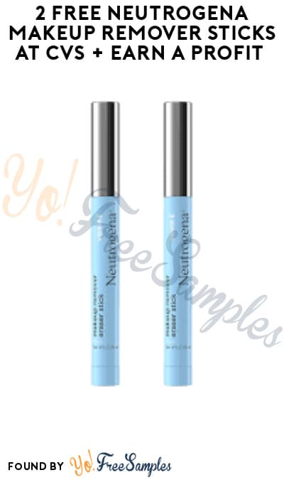 2 FREE Neutrogena Makeup Remover Sticks at CVS + Earn A Profit (Coupon, Ibotta & Rebate Required)