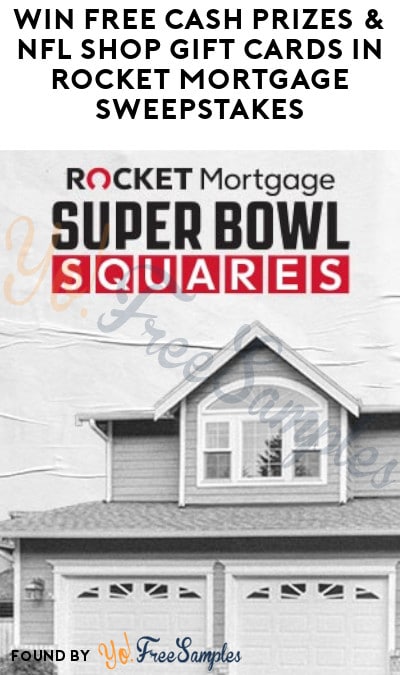 Win FREE Cash Prizes & NFL Shop Gift Cards in Rocket Mortgage Sweepstakes