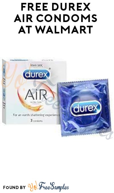 FREE Durex Air Condoms at Walmart (Ibotta Required)