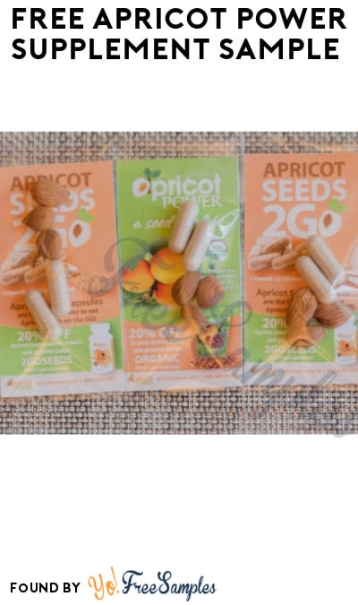 FREE Apricot Power Supplement Sample