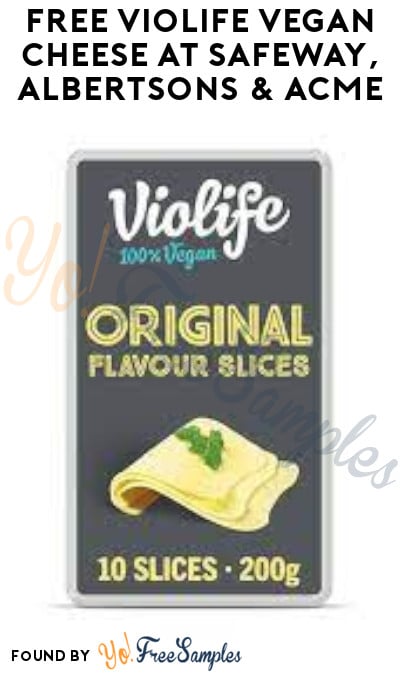 FREE Violife Vegan Cheese at Safeway, Albertsons & ACME (Account/Coupon Required) 