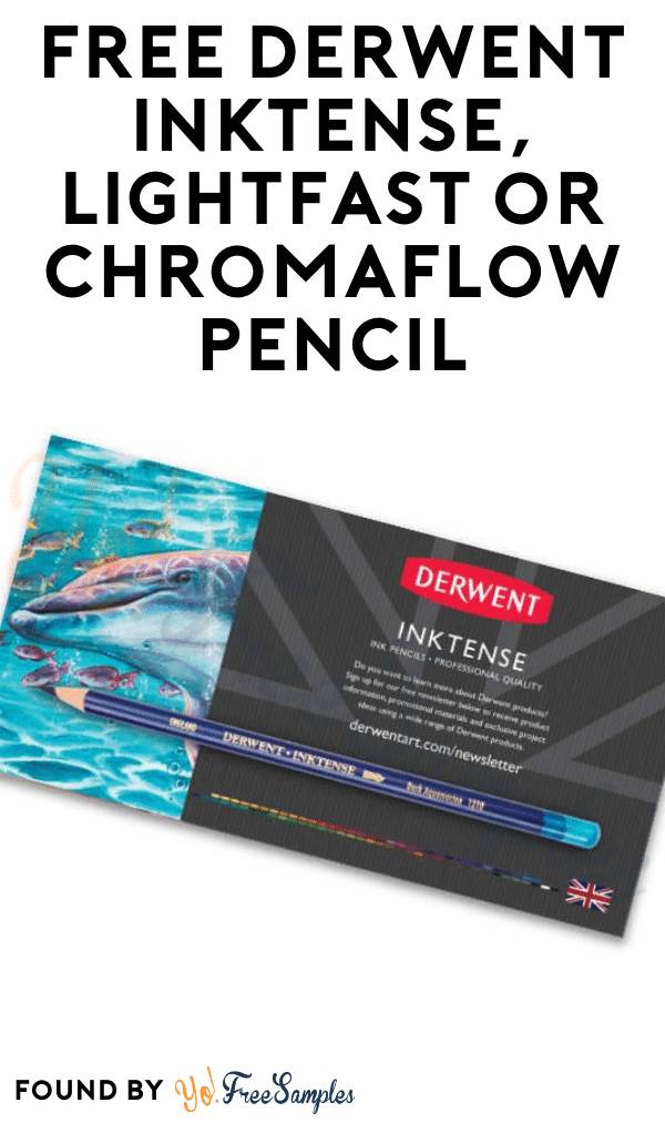 FREE Derwent Inktense, Lightfast or Chromaflow Pencil