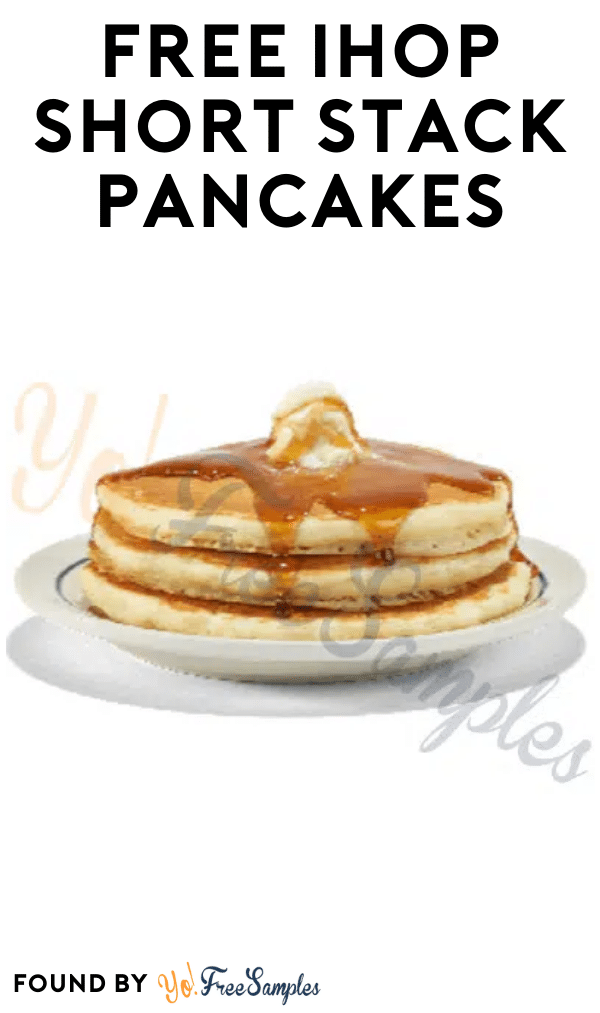 FREE IHOP Short Stack Pancakes in March (MyHop/Coupon Required)
