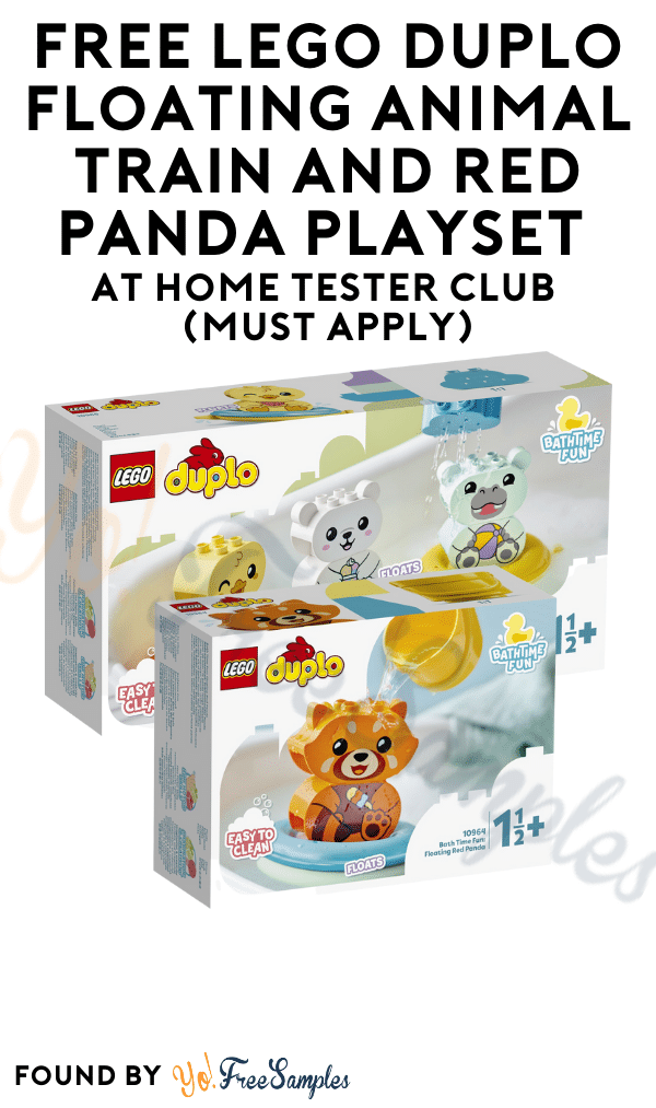 FREE Lego Duplo Floating Animal Train and Red Panda Playset At Home Tester Club (Must Apply)