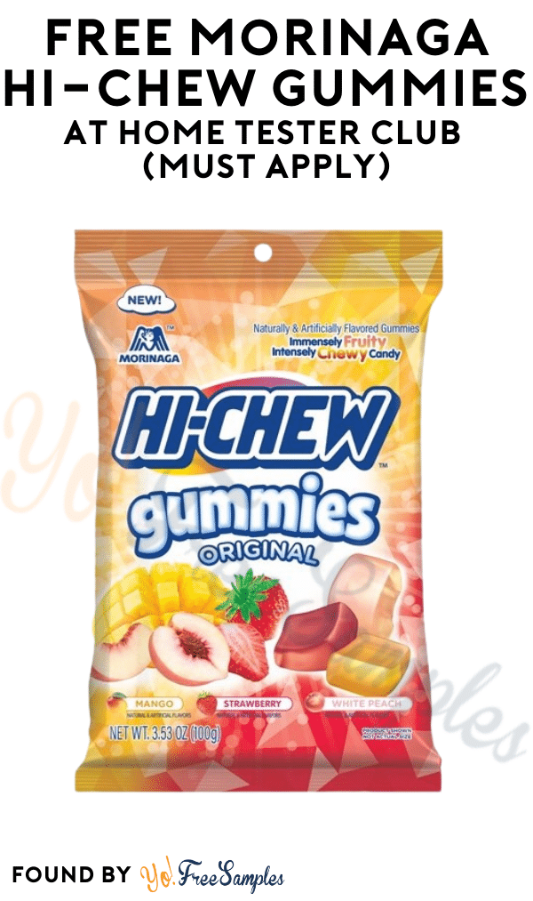 FREE Morinaga Hi-Chew Gummies At Home Tester Club (Must Apply)