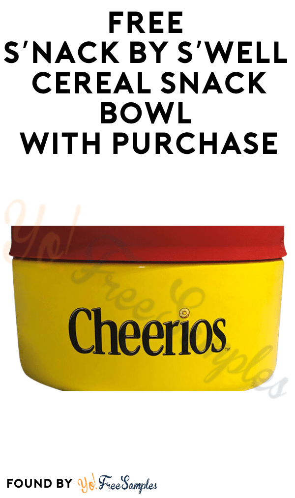 FREE S’nack by S’well Cereal Snack Bowl With Purchase