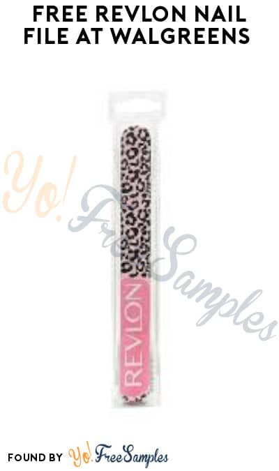 FREE Revlon Nail File at Walgreens (Online Only + Coupon Required)