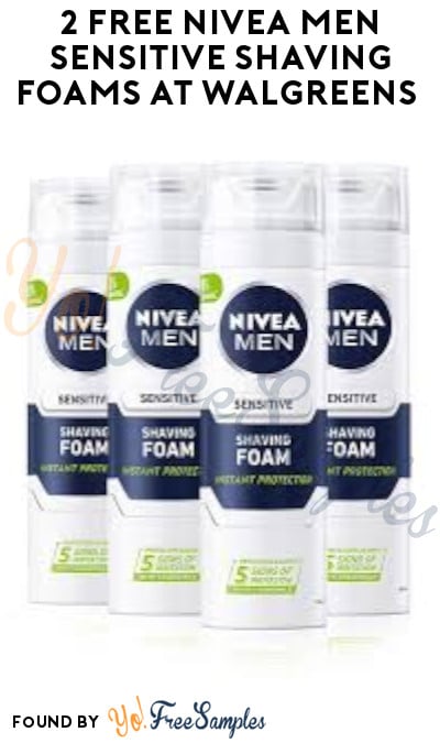 2 FREE Nivea Men Sensitive Shaving Foams at Walgreens (Online Only + Account Required)