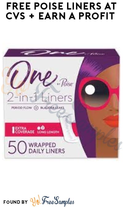 FREE Poise Liners at CVS + Earn A Profit (Account/Coupon & Ibotta Required)