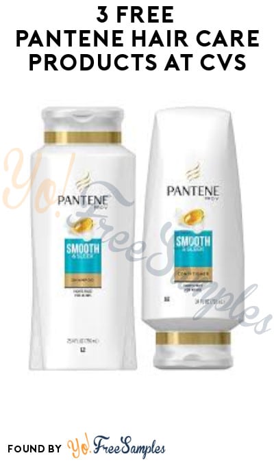 3 FREE Pantene Hair Care Products at CVS (App/ Coupons Required)