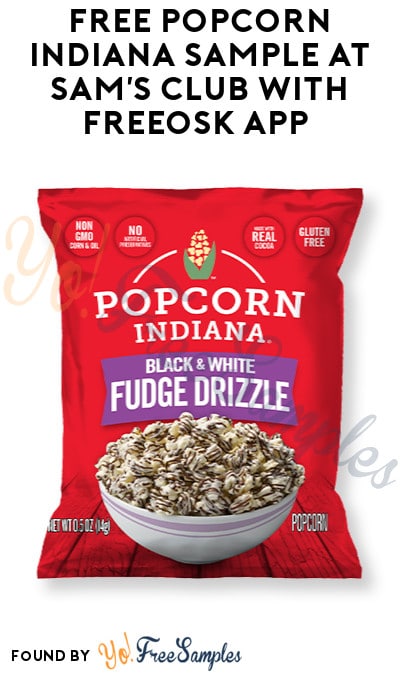FREE Popcorn Indiana Sample at Sam’s Club with Freeosk App (Select Stores)