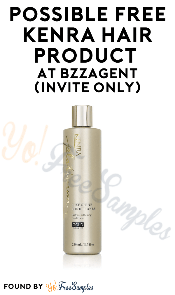 Possible FREE Kenra Hair Product At BzzAgent (Invite Only)
