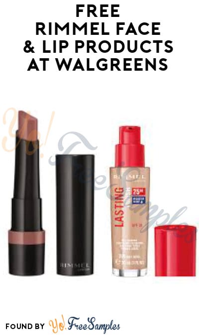 FREE Rimmel Face & Lip Product at Walgreens (Online Only + Coupon Required)